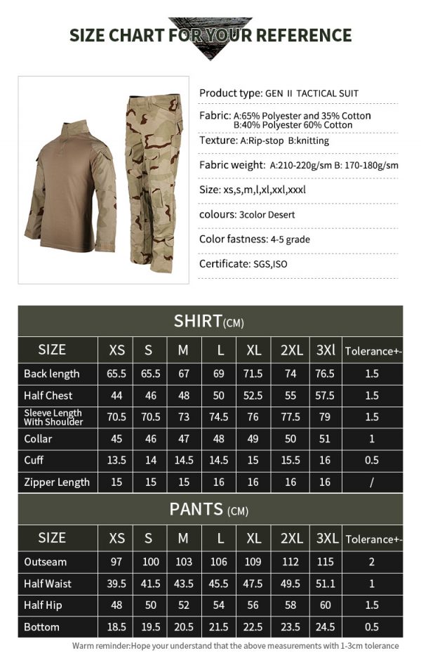 G2 Tactical Uniform Frog Suit - Guoya Outdoor