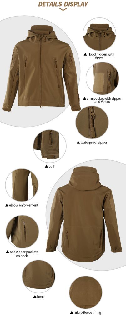 Softshell Jacket Details