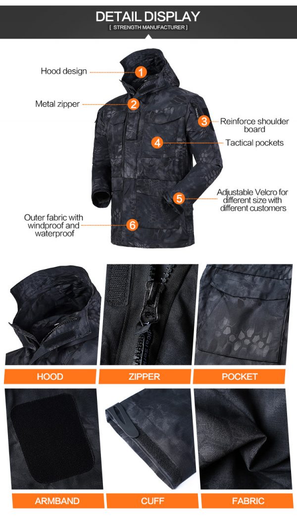 Tactical Archon Jacket Details
