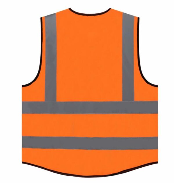 Safety Vest Orange Back