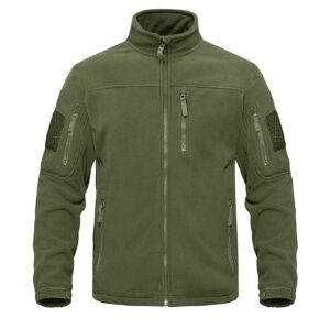 fleece jacket olive green