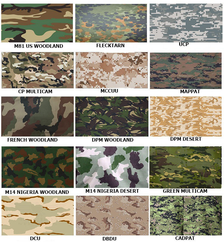 What are The TOP-10 military camouflage patterns?