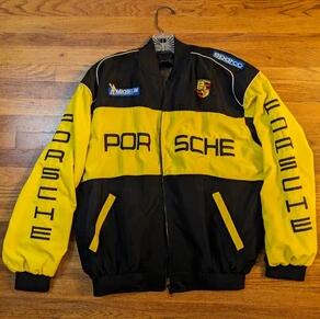 Yellow Porsche Racing Jacket