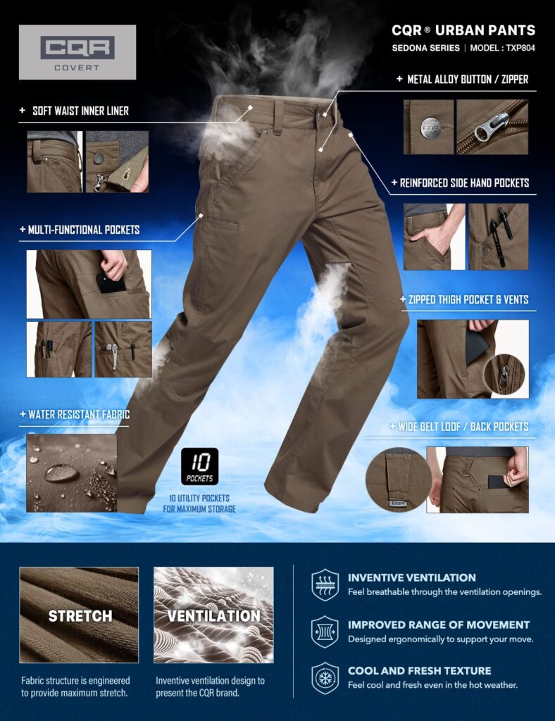 Multi-Pocket Tactical Pants Improve Gear Organization 6